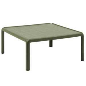 Nardi Zelený plastový zahradní konferenční stolek Komodo Tavolino 70 x 70 cm