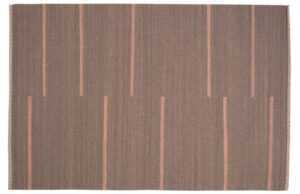 Kave Home Hnědý látkový koberec LaForma Caliope 160 x 230 cm