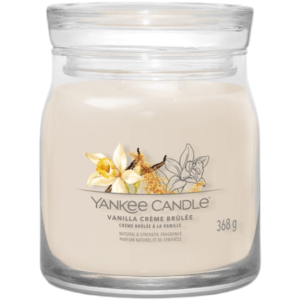 Střední vonná svíčka Yankee Candle Crème Brûlée Signature