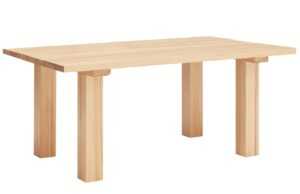 Dřevěný jídelní stůl Teulat Banda 180 x 100 cm