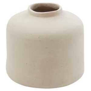 Bílá váza Kave Home Serina 24 cm
