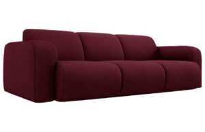 Bordově červená čalouněná třímístná pohovka Windsor & Co Lola 235 cm