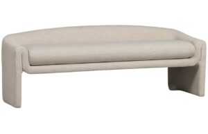 Hoorns Béžová čalouněná lavice Ozo 160 cm