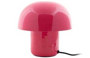 Time for home Růžová kovová stolní lampa Champignon mini