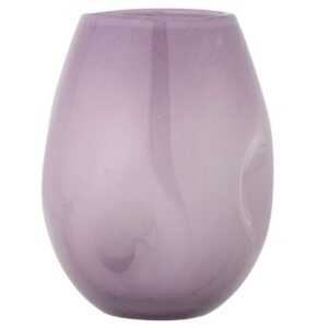 Fialová skleněná váza Bloomingville Lilac 22 cm