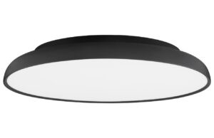 Černé kovové stropní LED světlo Nova Luce Linus 60 cm