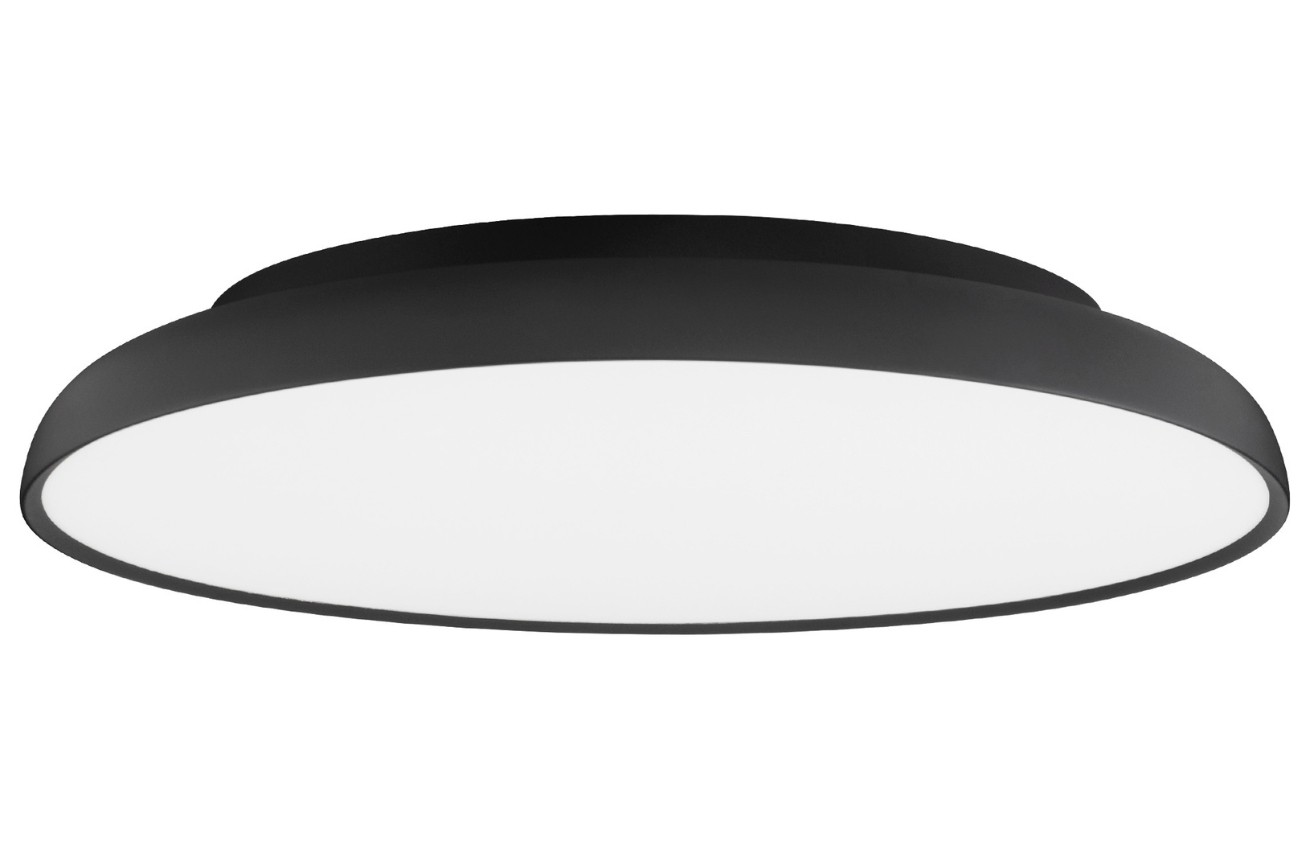 Černé kovové stropní LED světlo Nova Luce Linus 60 cm