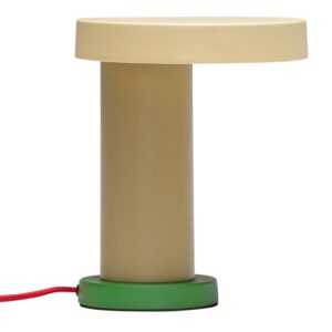 Zelená kovová stolní LED lampa Hübsch Magic