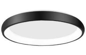 Černé kovové stropní LED světlo Nova Luce Albi 61 cm