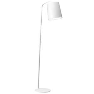Bílá kovová stojací lampa Nova Luce Stabile 188 cm