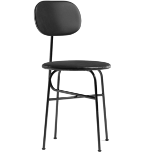 Audo CPH Černá koženková jídelní židle AUDO AFTEROOM III.