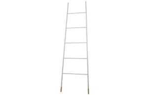 Bílý odkládací žebřík ZUIVER LADDER 175 cm