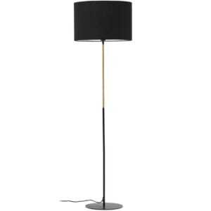 Černá stojací lampa Kave Home Canar 160 cm