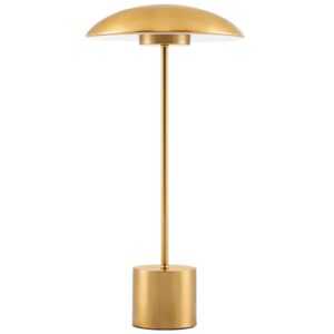 Zlatá kovová stolní LED lampa Nova Luce Lash