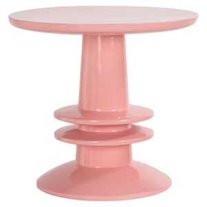 Růžový odkládací stolek Richmond Josy 42 cm