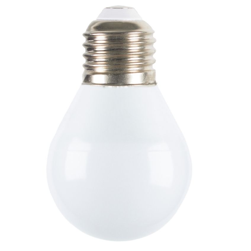 Bílá LED žárovka Kave Home E27 3W