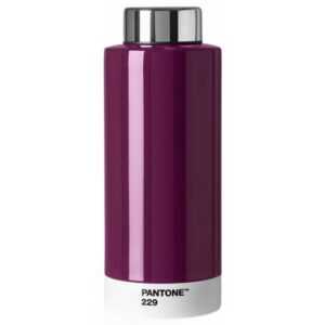 Fialová kovová termoláhev Pantone Aubergine 229 530 ml