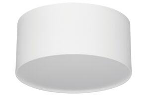 Bílé kovové stropní LED světlo Nova Luce Luldo 14 cm