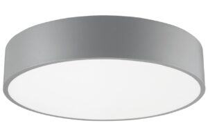 Šedé kovové stropní LED světlo Nova Luce Roda 40 cm