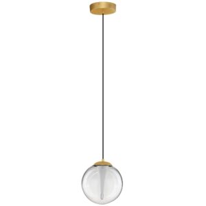 Skleněné závěsné LED světlo Nova Luce Gi 22 cm